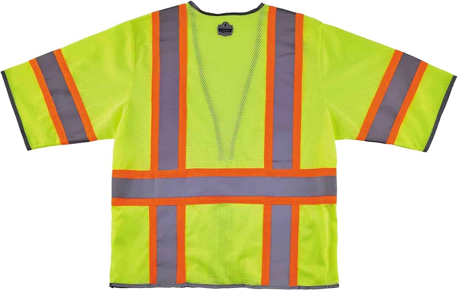 unisex adult Two-tone Hi-vis Class 3 Two Tone Hi Vis Surveyor Vest Zipper, Lime, Large-X-Large US