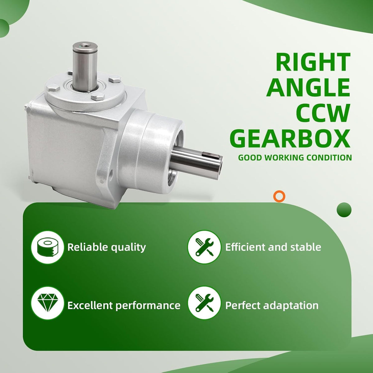 Right Angle CCW Gearbox Compatible with 52 Inch Mount Mower
