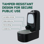 Commercial Automatic Soap Dispenser 34oz Large Capacity Wall-Mounted