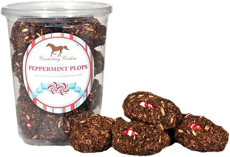 Canterbury Cookies Peppermint Plops Horse Treat - 12Pc