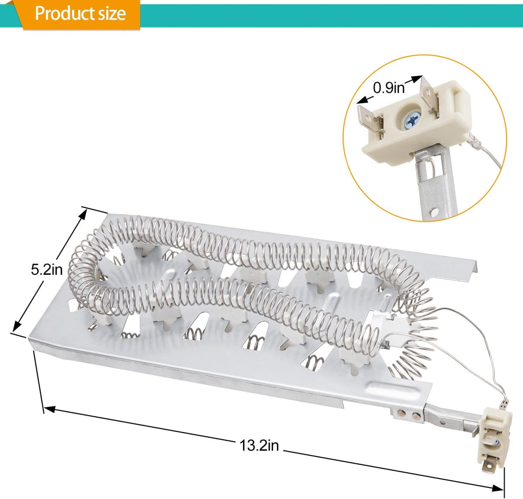 WED7500GC0 WED8127LC1 WED75HEFW1 Dryer Heating Element Kit for Whirlpool