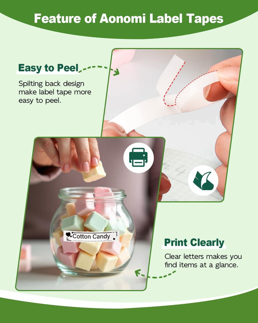5X Replace for Dymo Label Maker Refills White Paper Letratag 12mm x4m 91330 | Compatible with DYMO Letratag Refills
