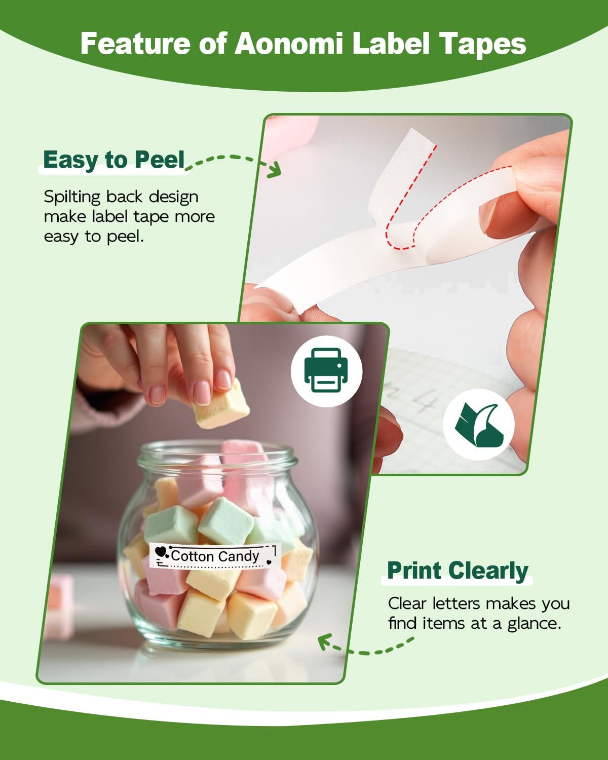 5X Replace for Dymo Label Maker Refills White Paper Letratag 12mm x4m 91330 | Compatible with DYMO Letratag Refills