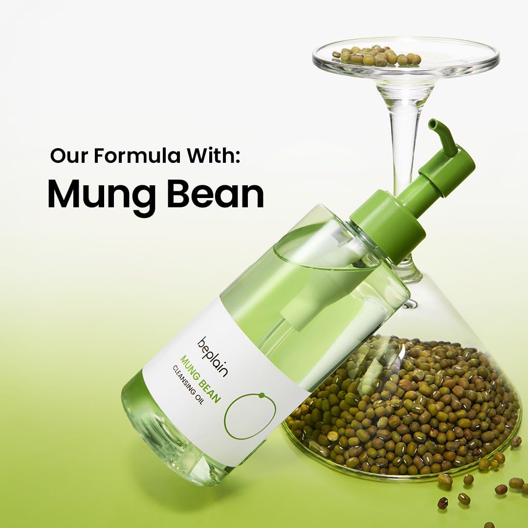 Mung Bean Double Cleansing Duo, Oil 6.76 & Face Wash 5.07 fl oz