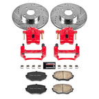 PowerStop Z23 Performance Brake Pad Rotor Caliper Kit Front KC793