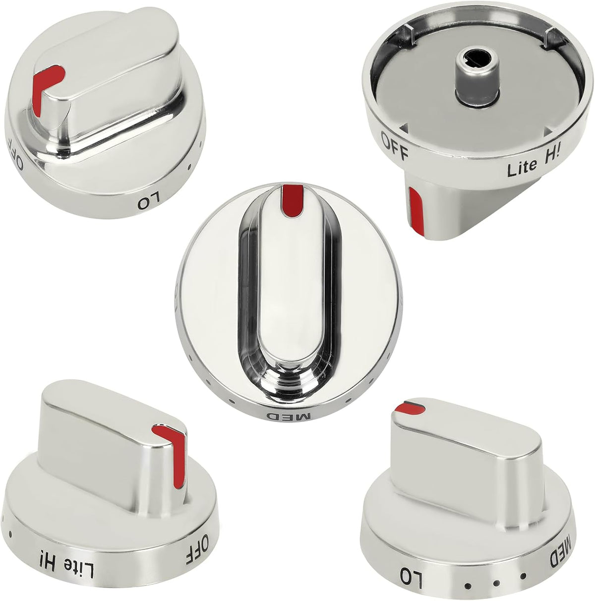 DG94-01431A DG64-00472G DG64-00347G Stove Knob, Metallic Luster, 2 YR WAR