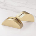 10 Pack 3.3" Arch Gold Wood Stand with 1/8" Slot