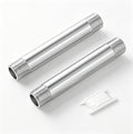 TAISHER 2Pcs 304 SS Nipple Cast Pipe Fitting 1/2" NPT Male, 6" Length