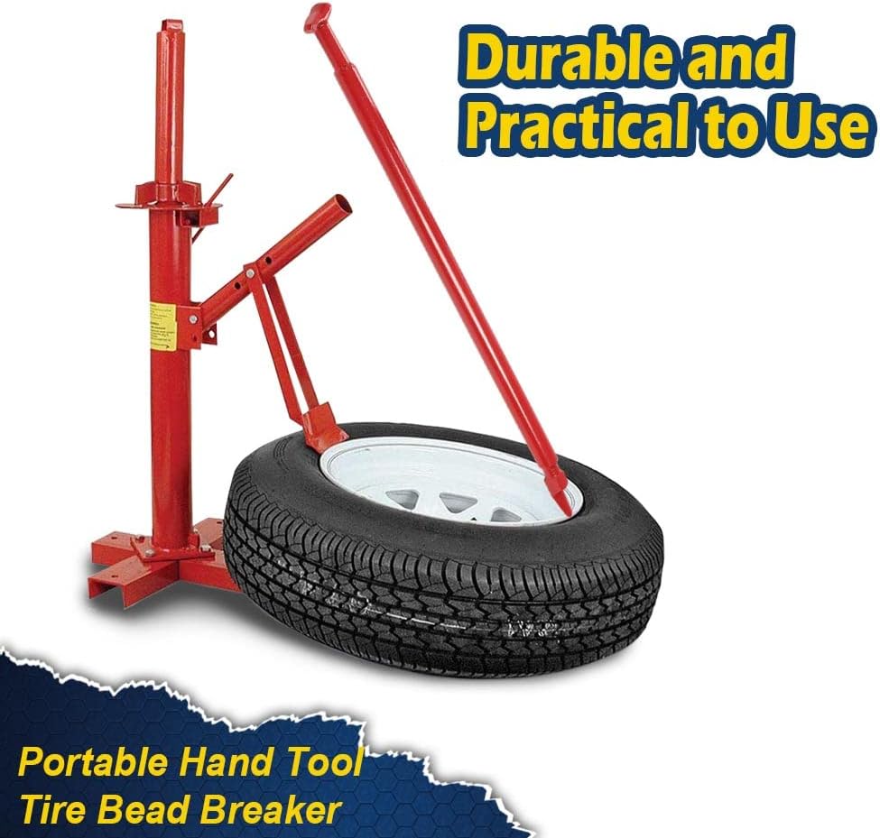 Manual Portable Hand Tire Changer Bead Breaker Tool for Home Garage