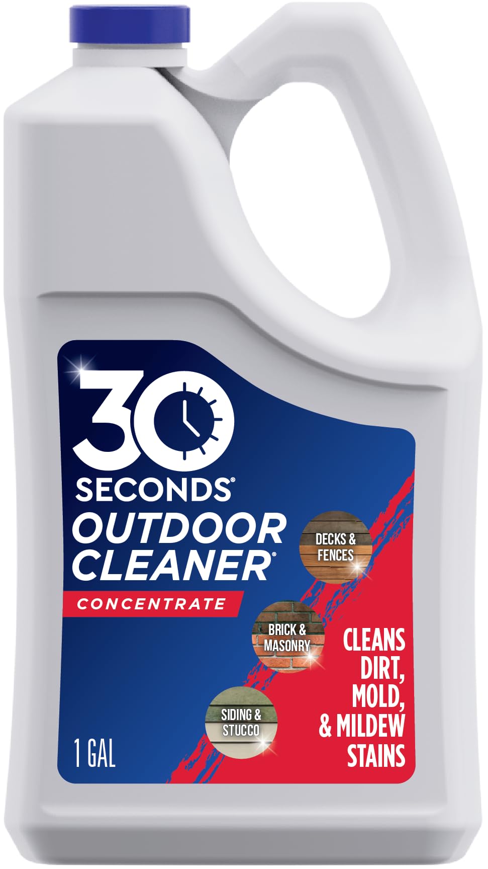 Outdoor Cleaner Dirt,Mold & Mildew Cleaner & Stain Remover Concentrate | 1 Gallon