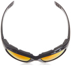 770726 Shade 5, Mirrored Lens Safety Glasses, Black