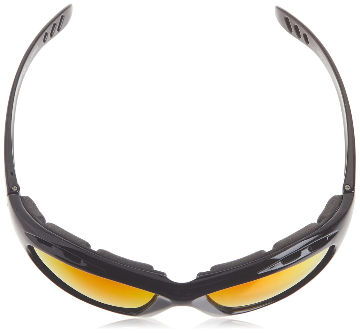 770726 Shade 5, Mirrored Lens Safety Glasses, Black
