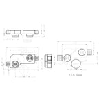 DUROCK MX Hotswap Sockets - Mechanical Keyboard Switches Hot-Swap PCB Sockets (Rose Red, 110pcs)