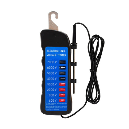 Electric Fence Voltage Tester, 7KV Fence Tester 8 Neon Indicator Lights