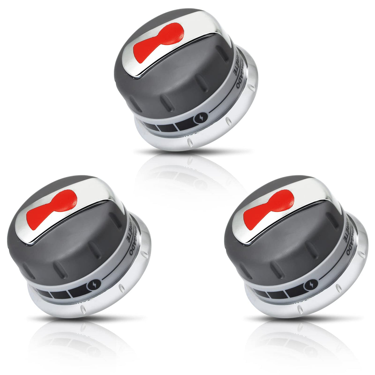 DEEKOOL 88848 Gas Grill Burner Knobs Replacement