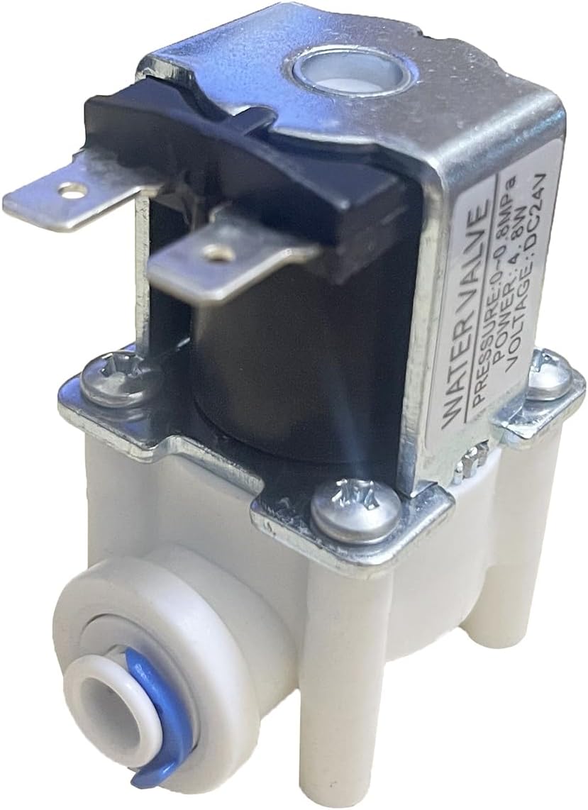 1/4" DC 24V Solenoid Valve N/C Normally Closed Water Inlet Flow Switch