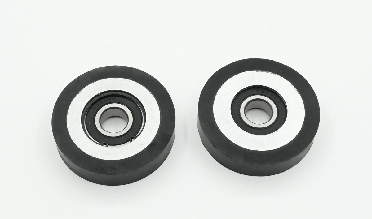 2 x Delixike Dryer Drum Support Roller FOR Electrolux ELS Wascator Wascomat 487137603