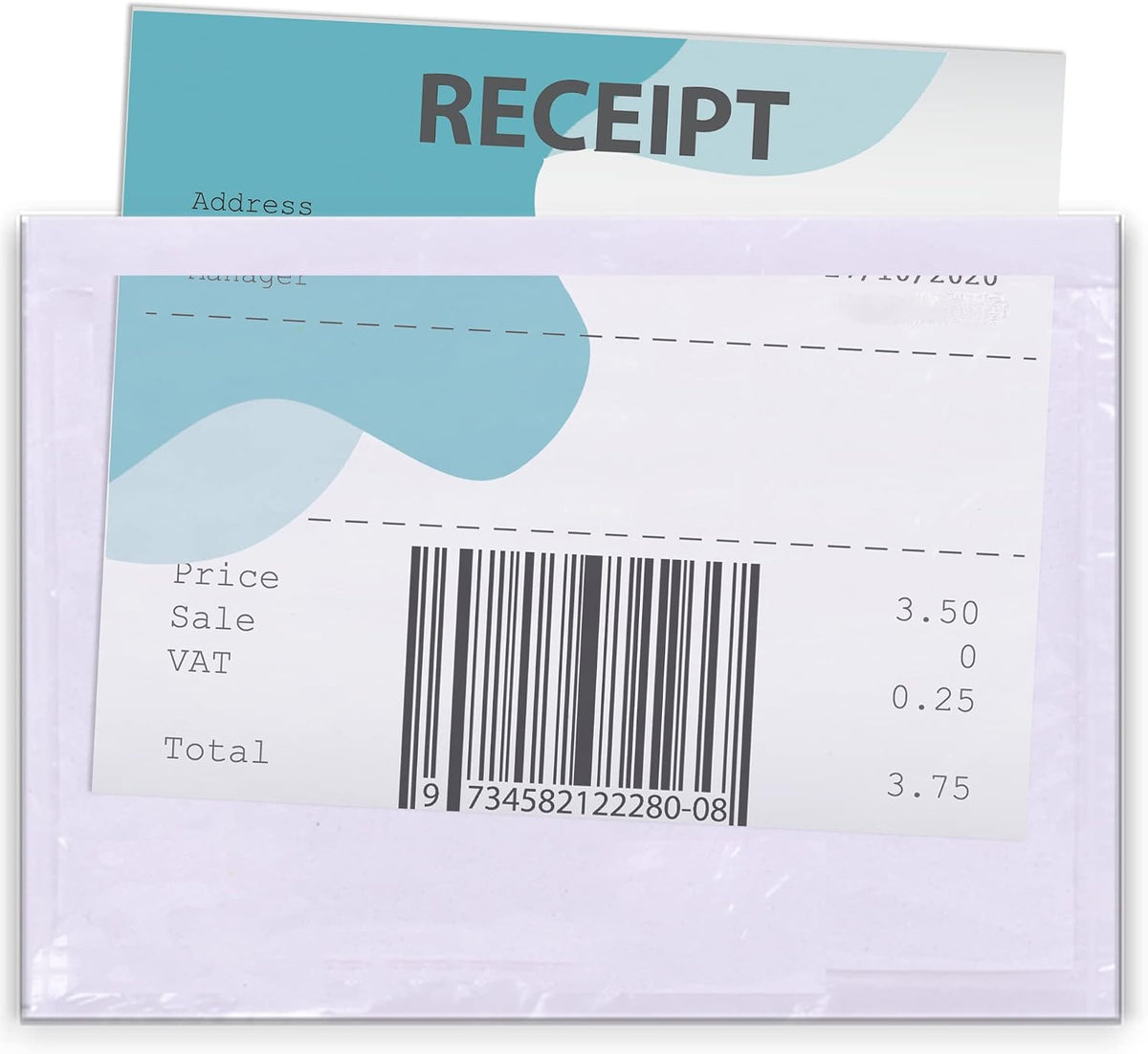 100 x A7 Plain Document Enclosed Wallet (95 x 125 mm) | Peel & Seal Clear Plastic Envelopes/Sleeves/Pockets/Wallets |