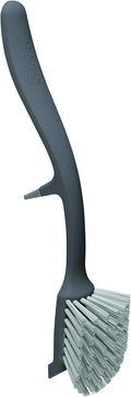 Edge Dish Brush with Integrated Sink Rest, Grey