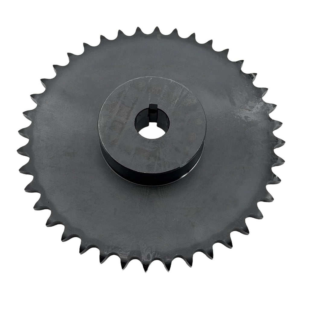 #50 Roller Chain Sprocket Type B 1 inch Bore 40 Tooth, Hardened Antirust 1045 Steel Drive Sprockets 50B40-1