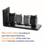 SMARTSTANDARD Sliding Barn Door Bottom Adjustable Floor Guide Roller 2PCS