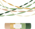 Wedding Party Decorations, 5 Rolls Olive Green Khaki Crepe Paper Streamers for Green Boho Wedding, Birthday
