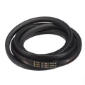 uxcell 3 Pack B107 Classic Wrapped V-Belt, 110" Outside Circumference, Black