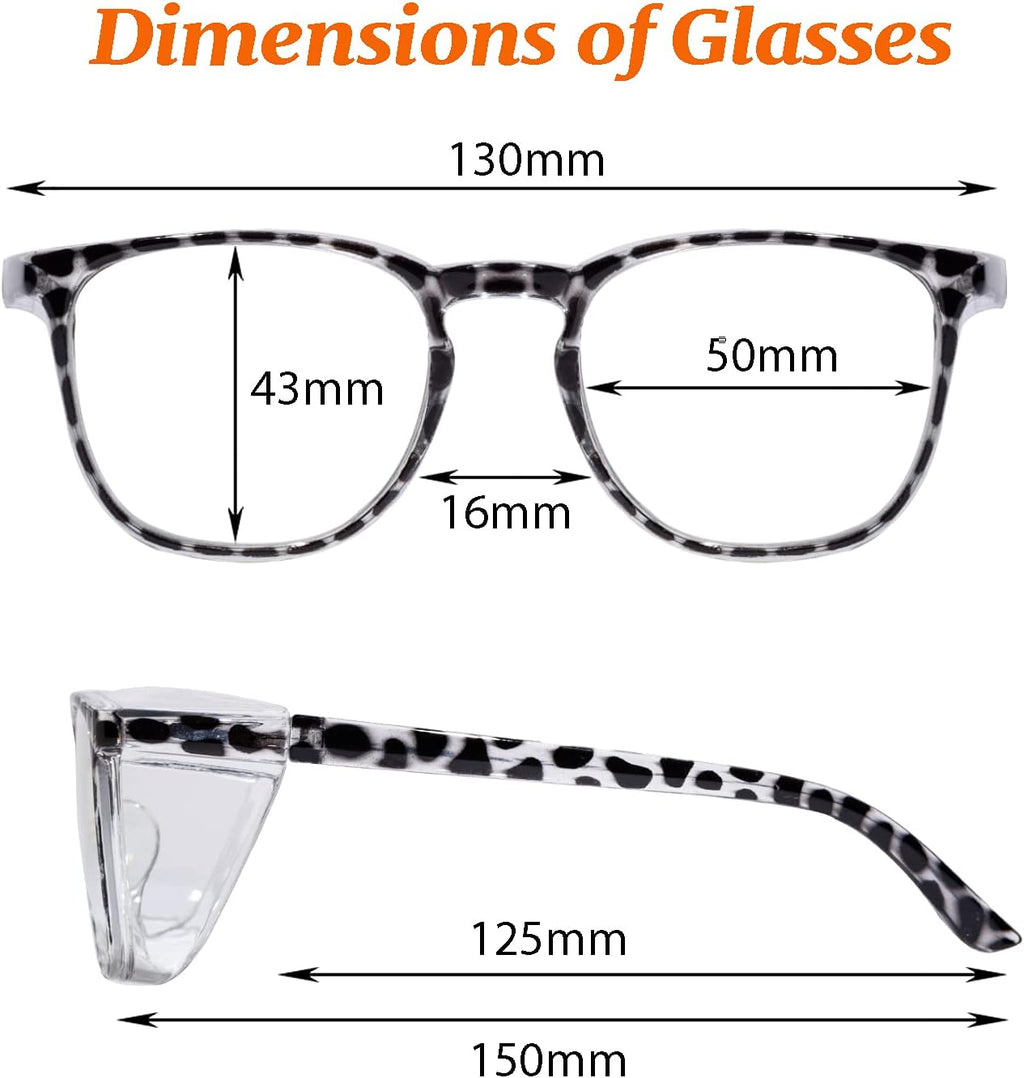 Safety Glasses Anti Fog Clear Blue Light Blocking Eye Protection Nurse Goggles for Women Men