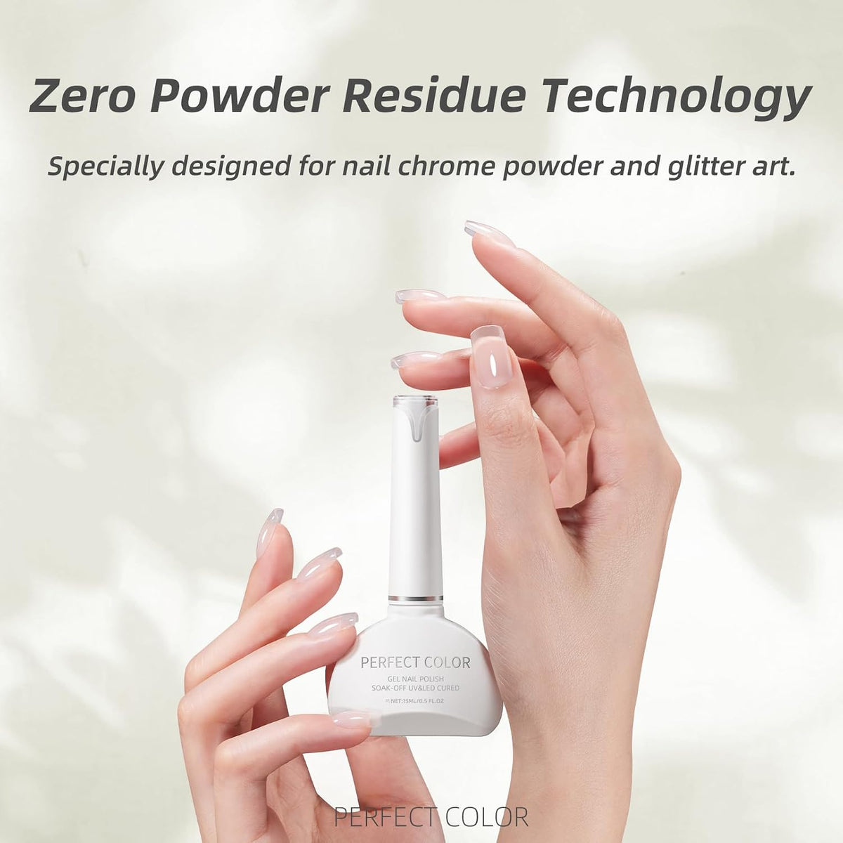 Chrome-Proof Matte Top Coat for Isolated Chrome Nail Art