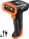 Barcode Scanner Wireless Handheld: 1D 2D QR Li-Polymer 2200mAh, D5300 | 640*480 Global CMOS, BT 2.4G Wireless, USB