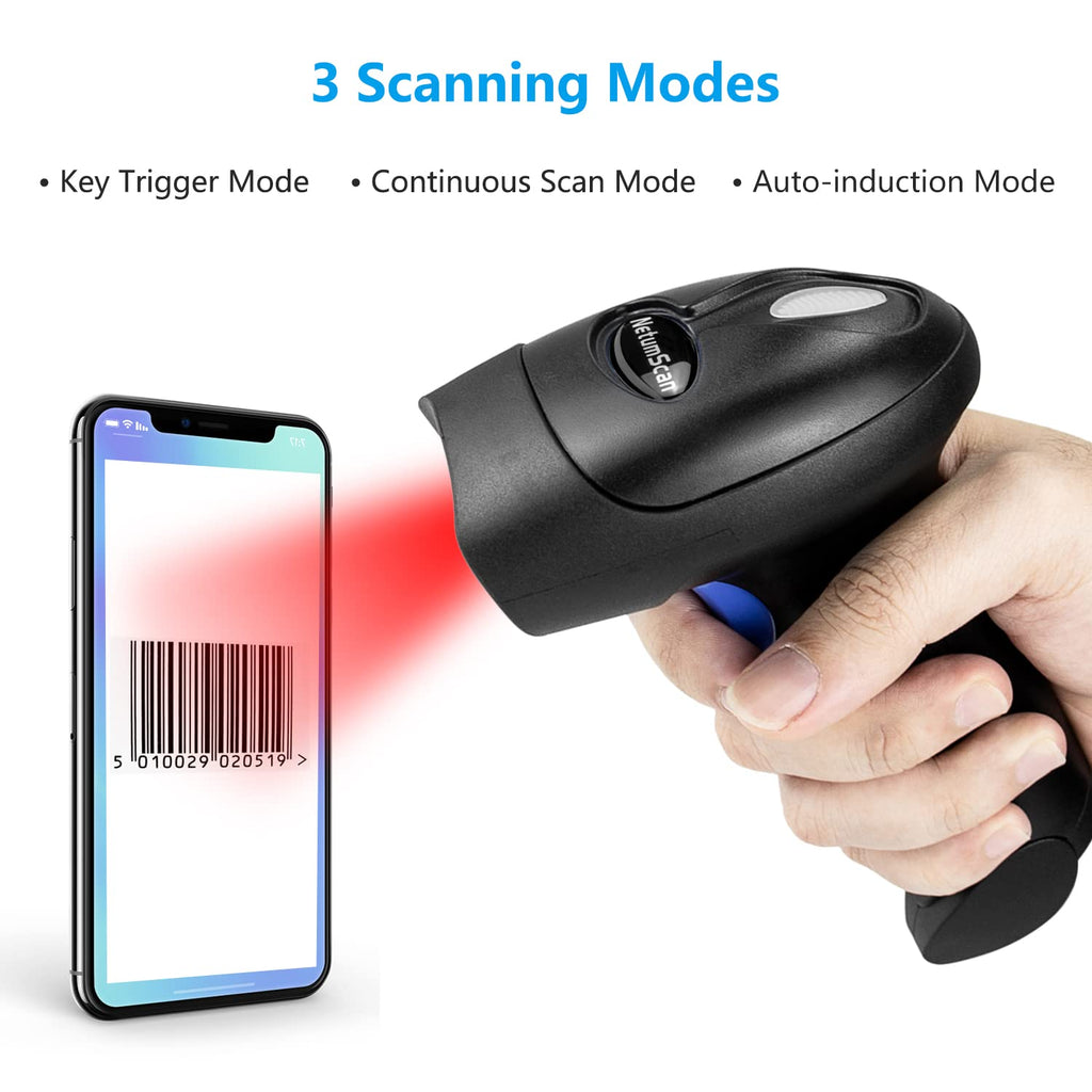 Wireless 2D 1D Barcode Scanner,2.4G & Wired Connection Scanner