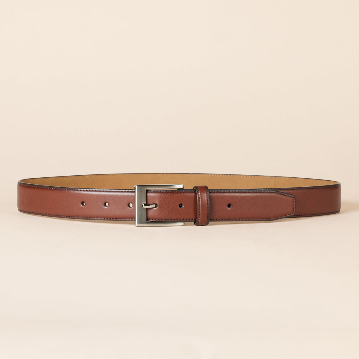 Amazon Essentials Men's Big-Tall Classic Dress Belt Accessory, -tan, 52