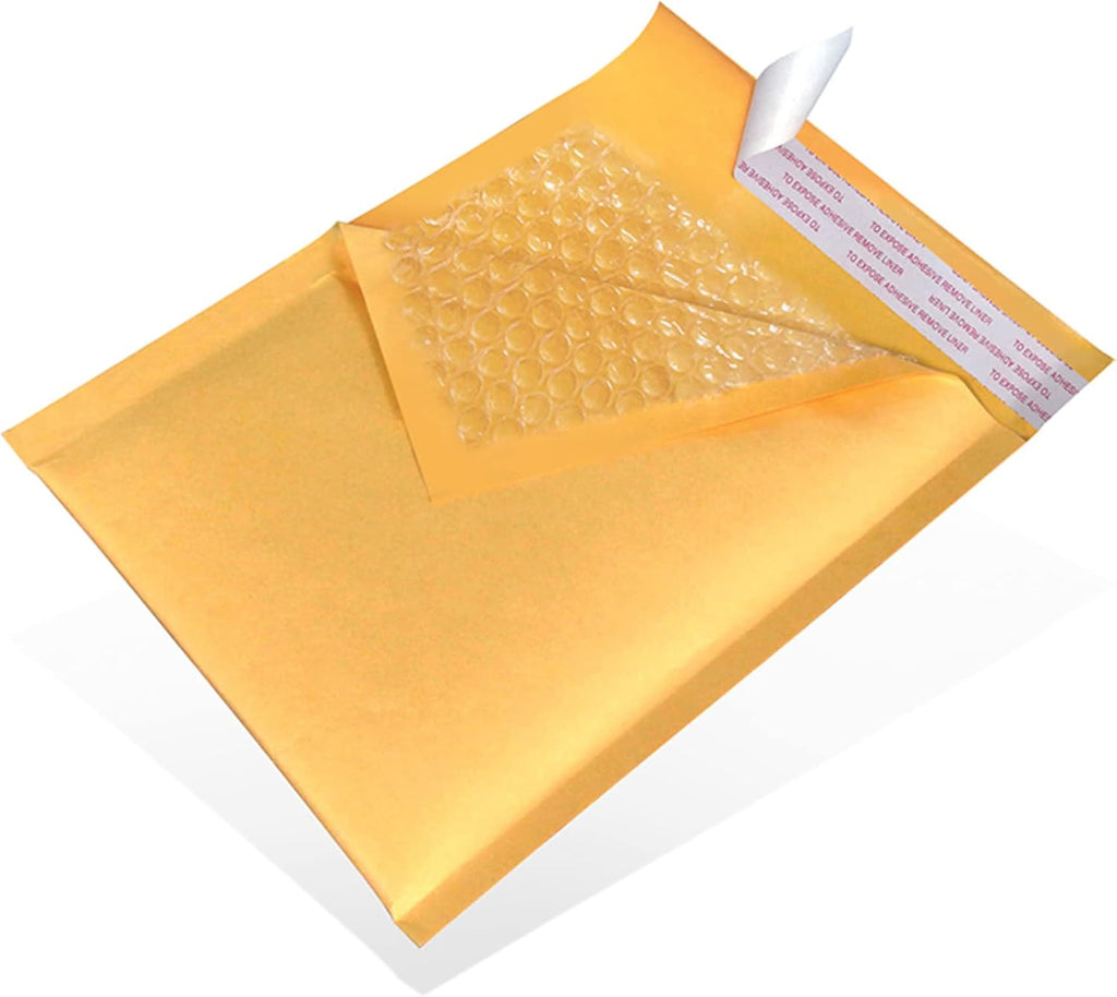 100#5 10.5x16 Kraft Paper Bubble Padded Envelopes Mailers Case 10.5"x16"