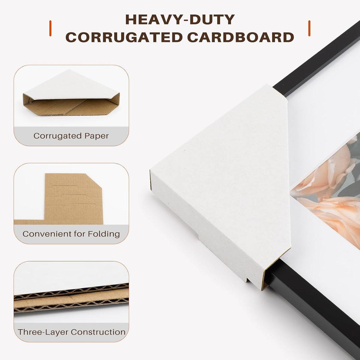 Adjustable Cardboard Corner Edge Protectors 100 Pack
