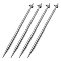 Portable Ground Rod Solid Pin-type Design Galvanized Grounding Rod (12'' Pin-type Ground Rod 4 pieces)