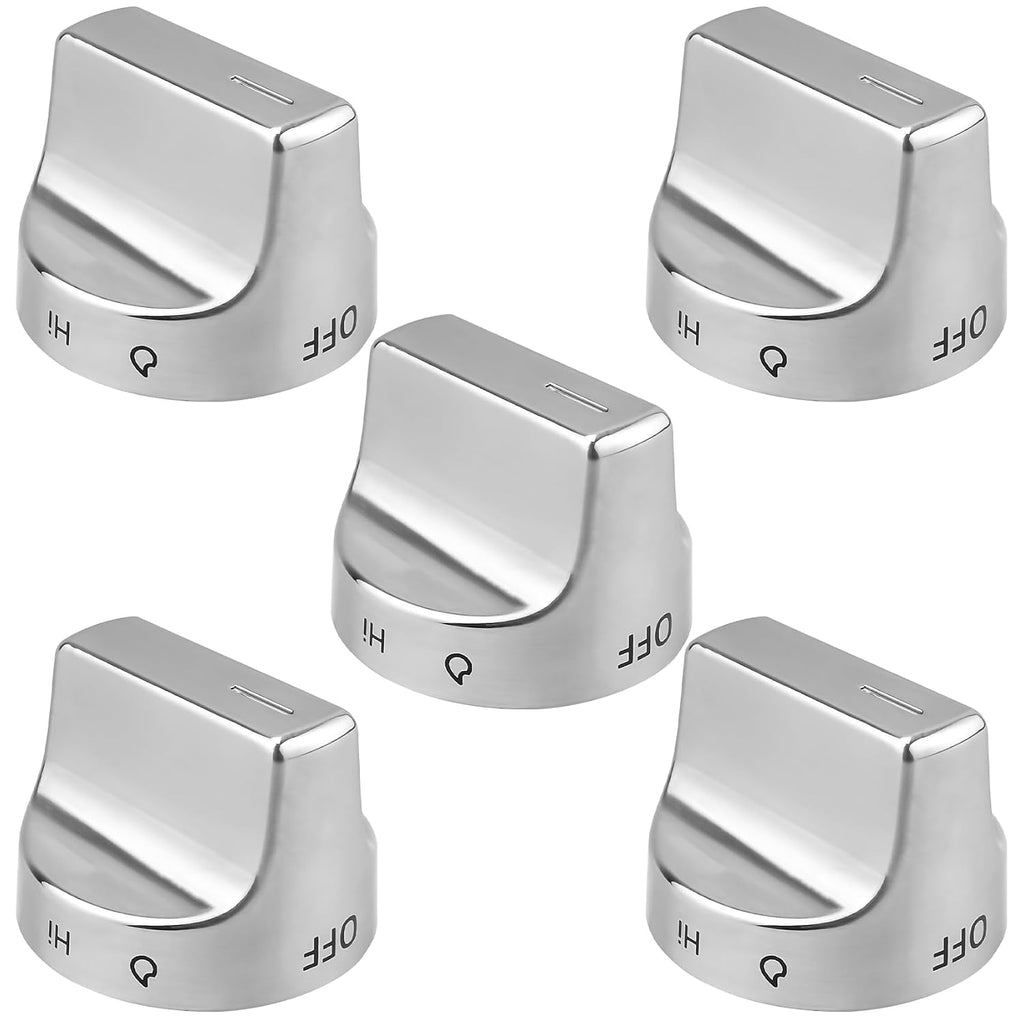 5PCS W11620567 W11510456 Knob Compatible with Whirlpool Stove WFG525S0JS5