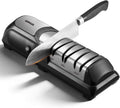 Kitchen Professional Electric Knife Sharpener: 3-Stage 100% Diamond Abrasives Knife Sharpeners with 15° Precision