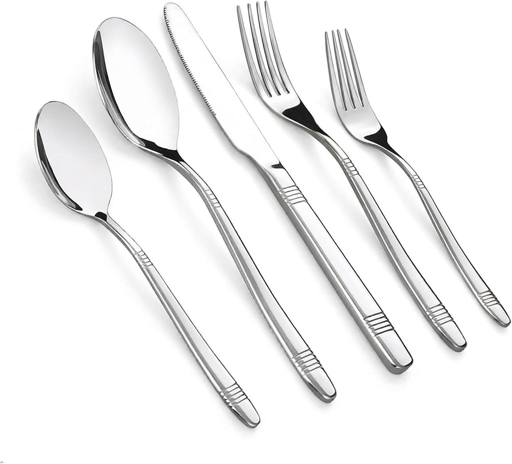 80-piece Flatware Set, Stainless Steel, Service for 16