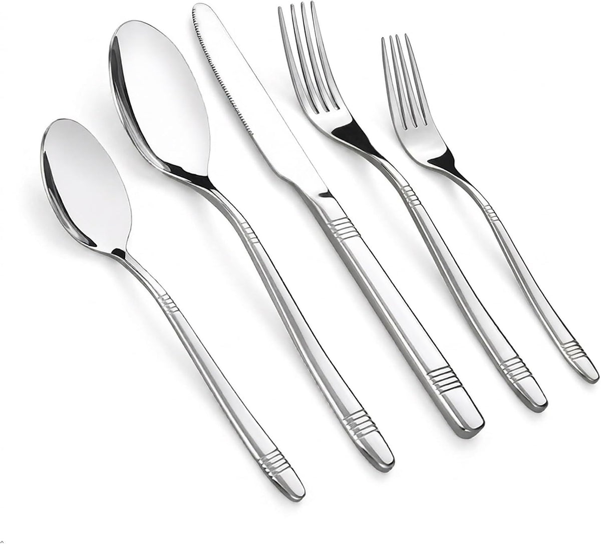 80-piece Flatware Set, Stainless Steel, Service for 16