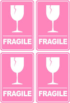 2x3'' 200 PCS Fragile Stickers for Shipping Adhesive Labels