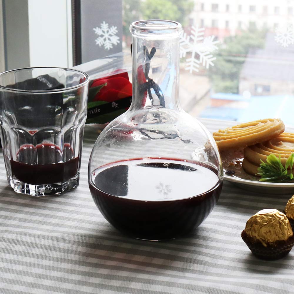 Boiling Flask of Flat Bottom Set, 2 Sizes 250ml 500ml, Borosilicate 3.3 Glass Material, UBF1007