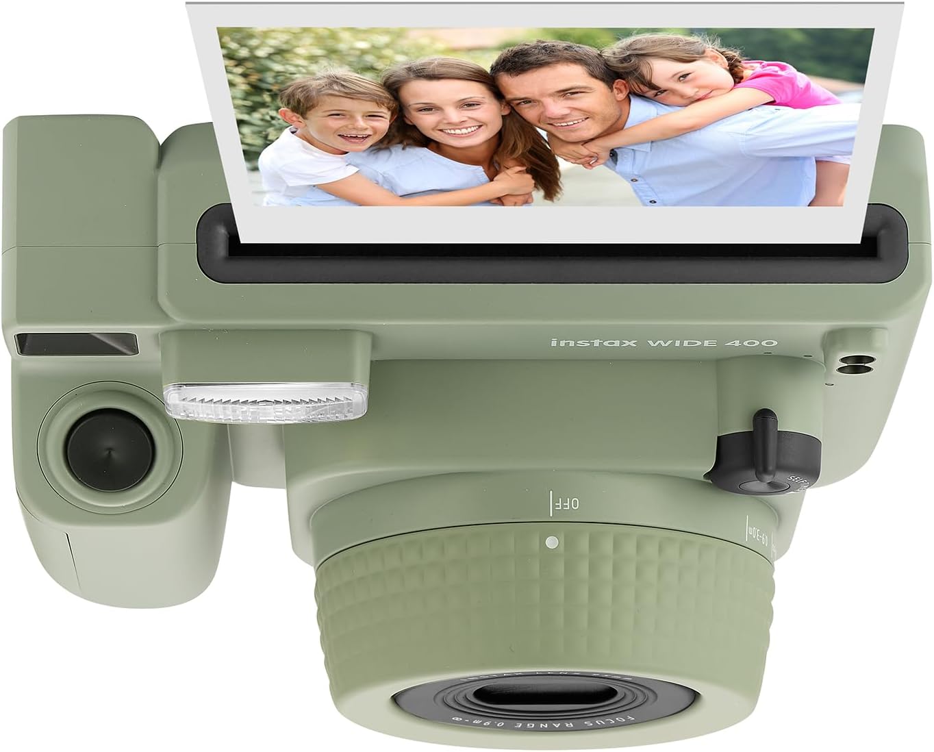 Instax Wide 400 Instant Camera + Camera Case + 4 AA Batteries + Photo Album, Cleaning Pen (40 Sheet)