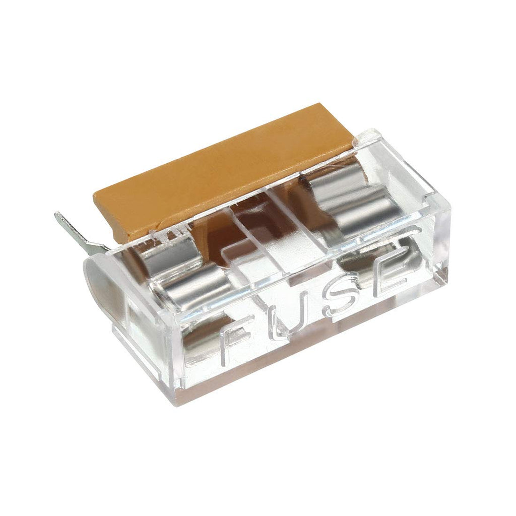 uxcell 10pcs 250V 6A Dual Terminals 5 x 20mm Fuse PCB Panel Mount Holder Case