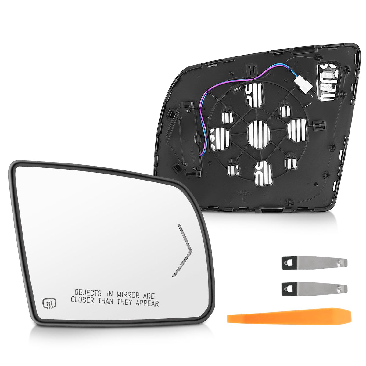 maXpeedingrods Right Side Mirror Glass for Toyota Sequoia 2008-2017