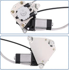 Obaee Rear Left Driver Side Window Regulator with Motor, Replace OE 748-569