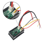 WOWOONE 2Pack Mini 0.28in Digital Voltmeter Ammeter, DC 0‑100V 10A