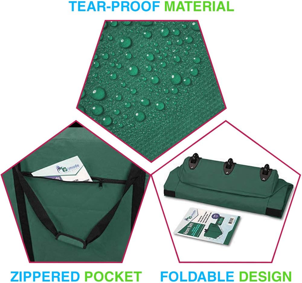 Rolling Tree Storage Bag, Fits Up to 9 ft. Disassembled Holiday Tree, 28" Height X 16" Wide X 60" Long, Extra Large