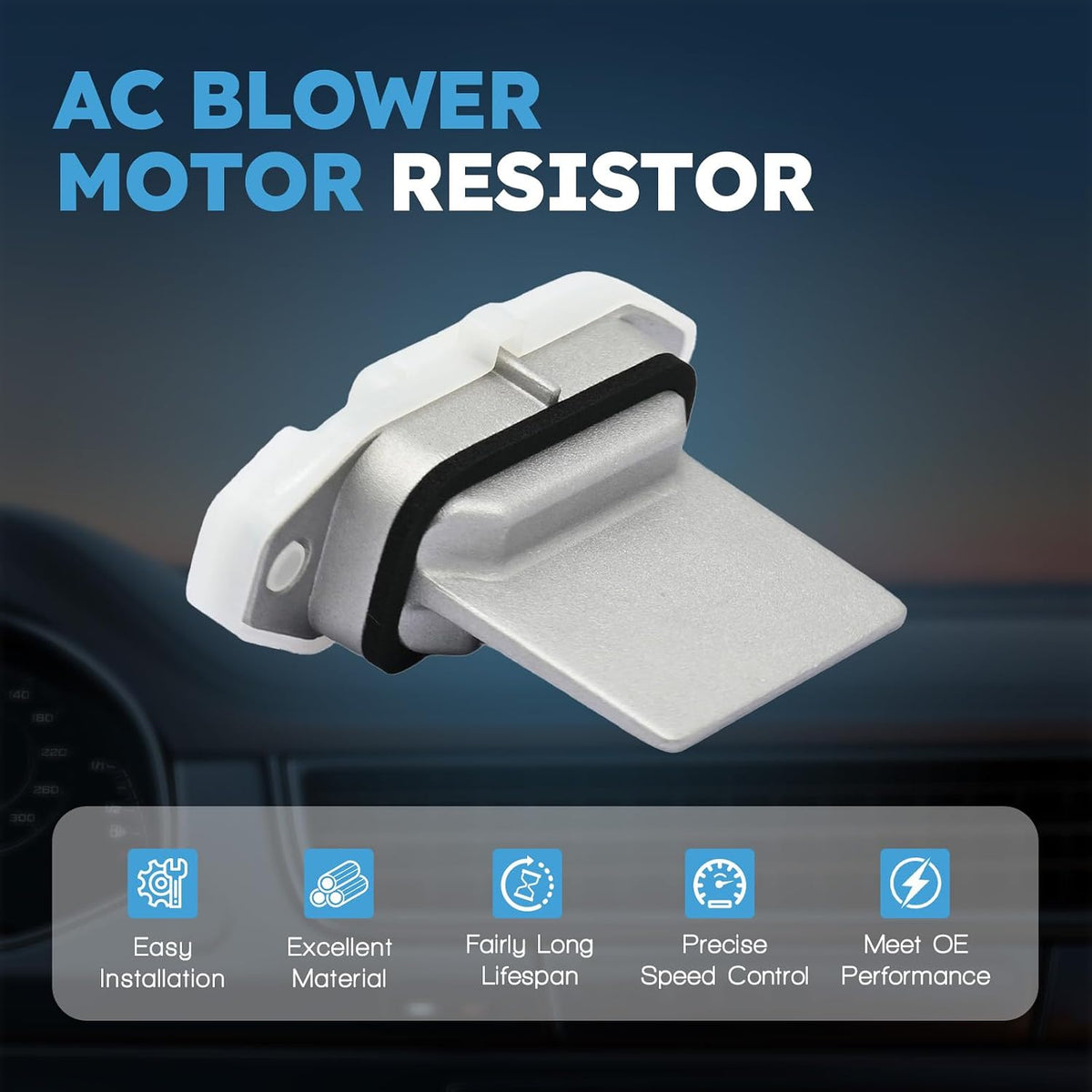 HVAC Blower Motor Resistor with Harness for Infiniti I30 2000 277612Y000