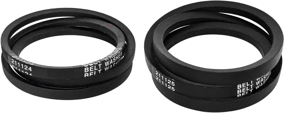 211124 & 211125 Washer Belt Set for Whirlpool Maytag Jenn-Air Washers