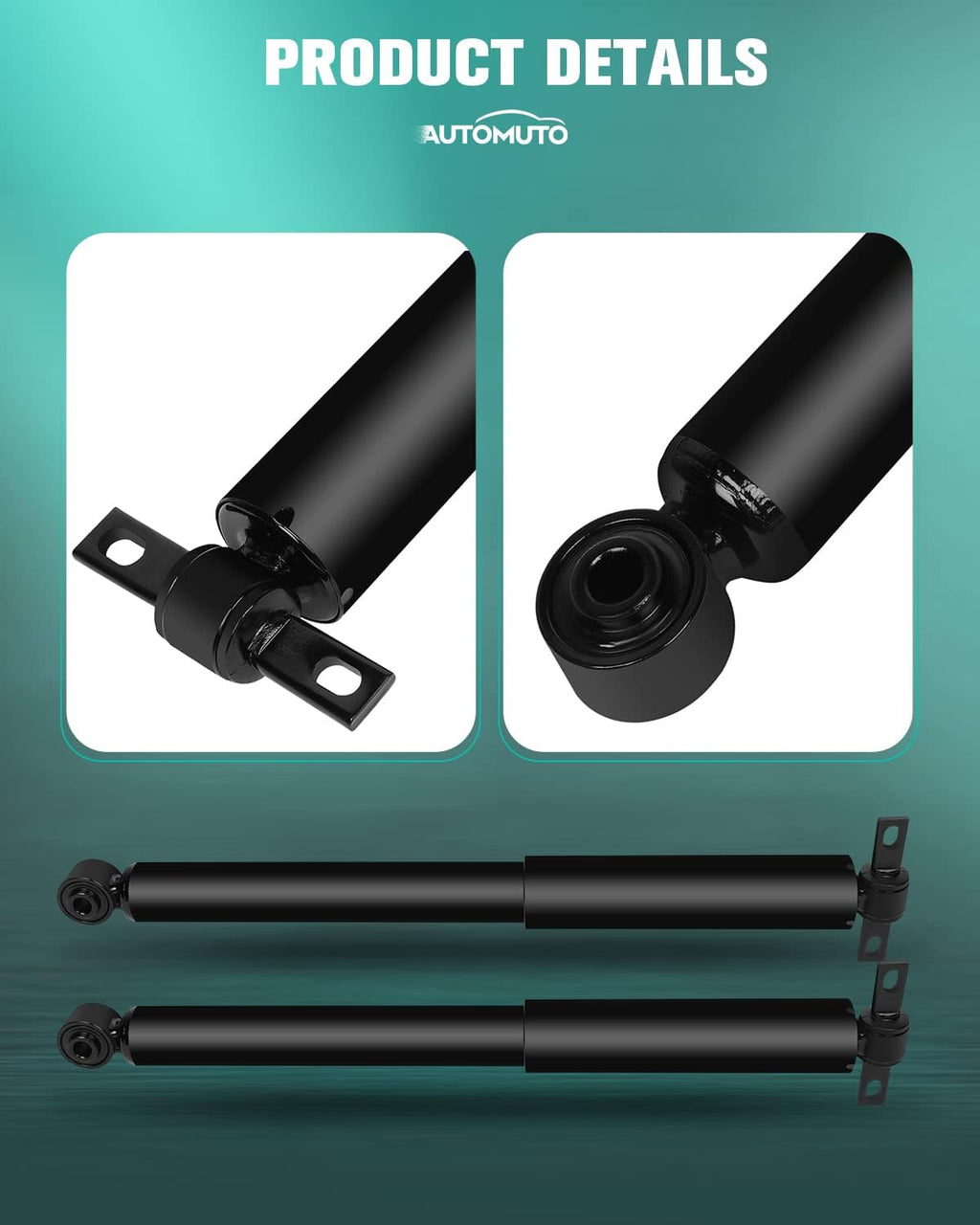 AUTOMUTO 2x Struts Rear Shock Absorbers Fit 2005-2013 for Honda for Odyssey